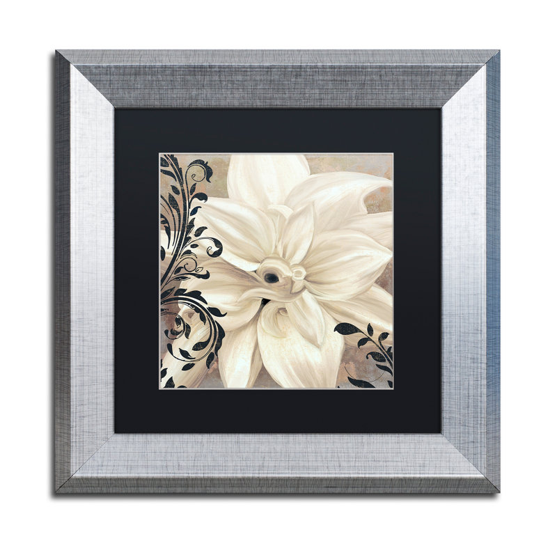« winter white ii » par reproduction d’impression encadrée Jadaya, H 11 po x l 14 po x P 0,5 po, Noir