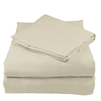 Ensemble de draps 100% coton Whisper Organics - draps à densité de tissage 300