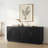 65" Mid-Century Modern TV Stand with Storage, Media Console Fits TVs up to 75", Black-932663732