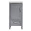 Meuble-lavabo simple autoportant de 18 po avec plateau entièrement assemblé-1918483280