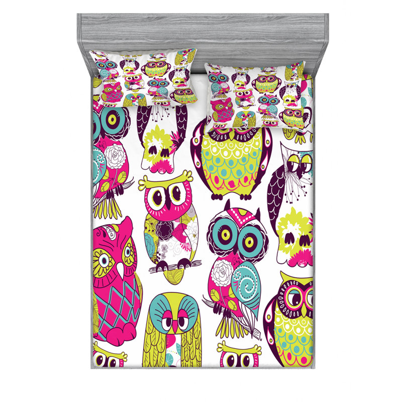 Microfiber Sheet Set, Queen Sheet Set with Fitted Sheet
