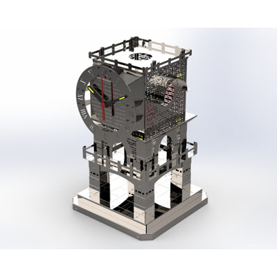 Stainless Steel Electric Clock in Stainless Steel