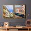 Cinque Terre - reproduction encadrée de qualité supérieure - prête à être accrochée - aucun clou requis - aucun clou requis-709684974-709684975
