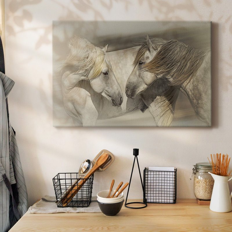 Vieilles connaissances - Toile tendue avec châssis, H 24 po x l 36 po
