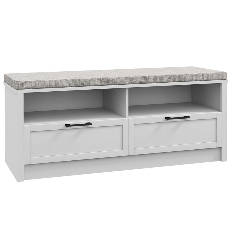 Mitsugi Polyester Blend Upholstered Storage Bench