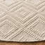 Tapis géométrique en laine / coton tissé à la main Connellsville-638939285