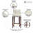 Shubert Modern Vegan Leather Upholstered Beech Wood Bar Stool in Ivory-1085296837-1085296844