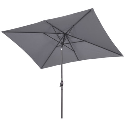 6.5 X 10 Ft Rectangular Patio Umbrella