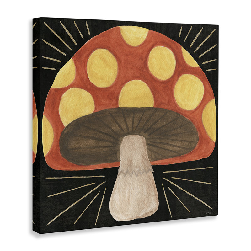 «Spooky Chic Mushroom Canvas» par Veronique Charron, H 30 po x l 30 po