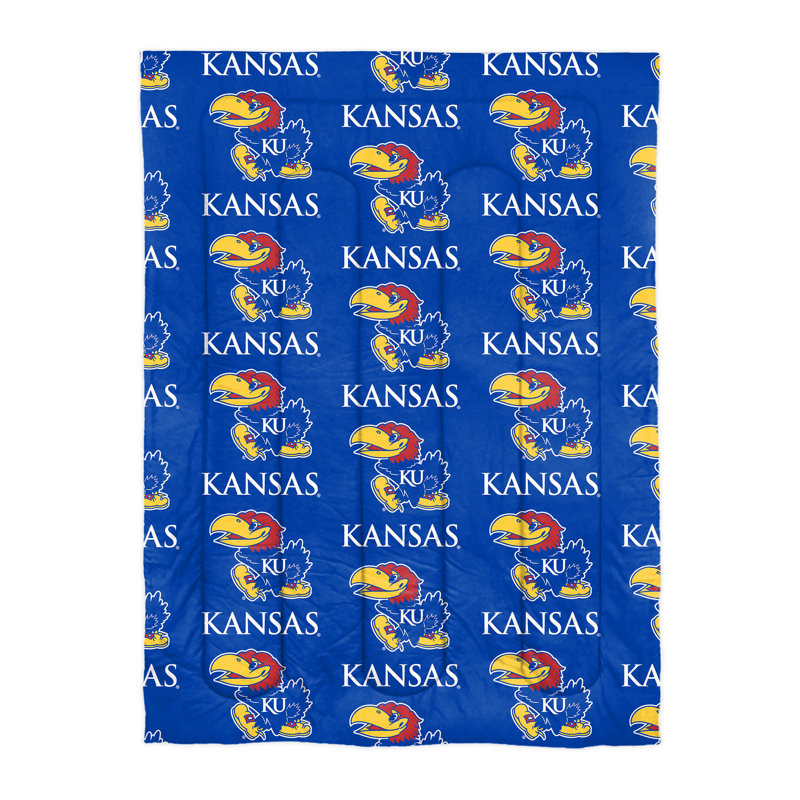 Polyester Comforter, NCAA University of Kansas