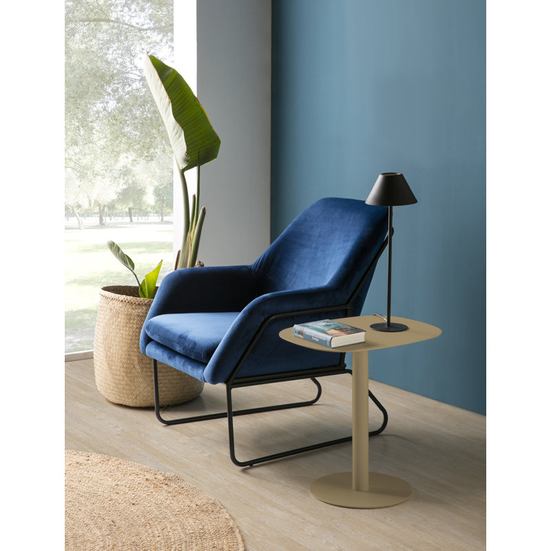 Ashlay Metal Side Table - End Table, Sand
