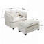 Fauteuil club avec repose-pieds Boucle-1117254348
