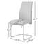 Chaises de salle à manger en simili cuir Lazare-1211466227