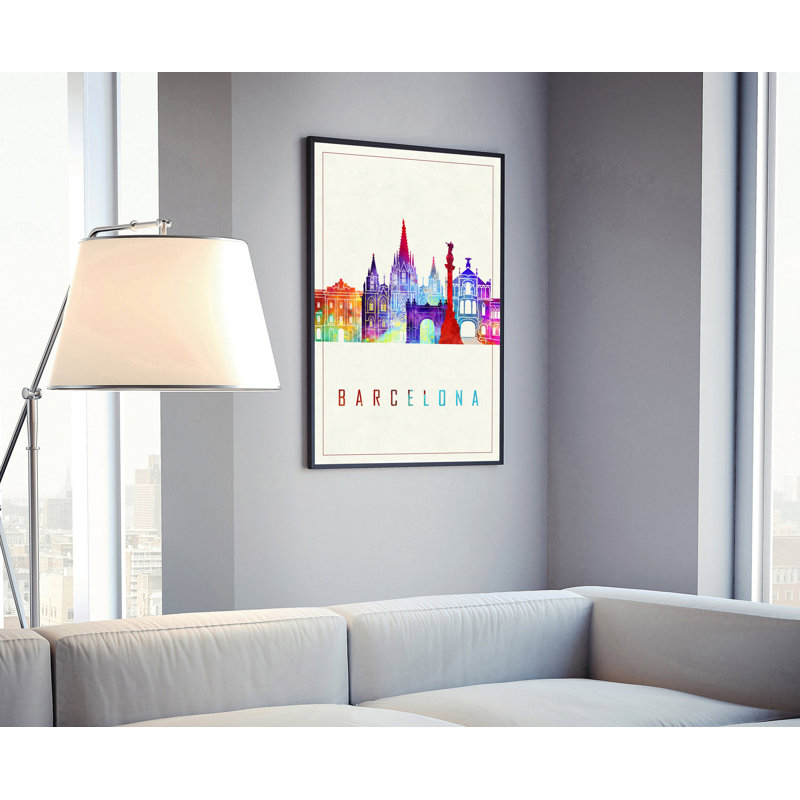 " Barcelona ", 14" H x 11" W
