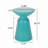 Outdoor Metal End Table -Large-1570890173