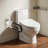 Folding Toilet Safety Rail 23.8 Inch 300 Lbs Load Capacity Handicap Grab Bar