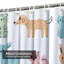Joli rideau de douche avec 12 crochets-1032085739