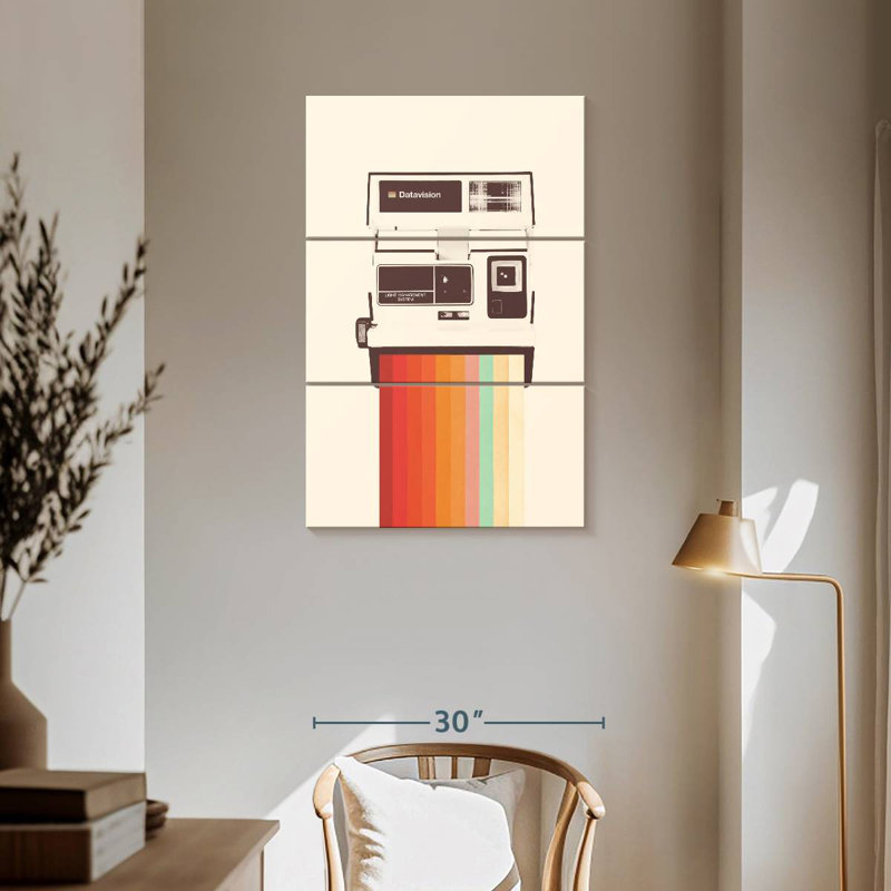 Senne Instant Camera Rainbow, 57" H x 36" W