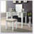 Transitional Style Vanity Set With Storage Drawers, Central Mirror, And Padded Stool For Elegant Bedroom Furniture-1111715549