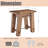 Durango 27-Inch Solid Wood Side Table