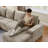 Pull-Out Sofa With Storage Chaise, Upholstered Couch-1105423176