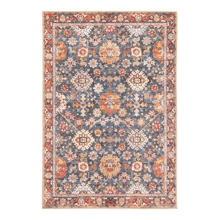 Mackenson Performance Chenille Floral Indoor Rug
