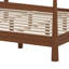 Base de lit tapissier Mid-Century avec tête de lit-110771510-110771513