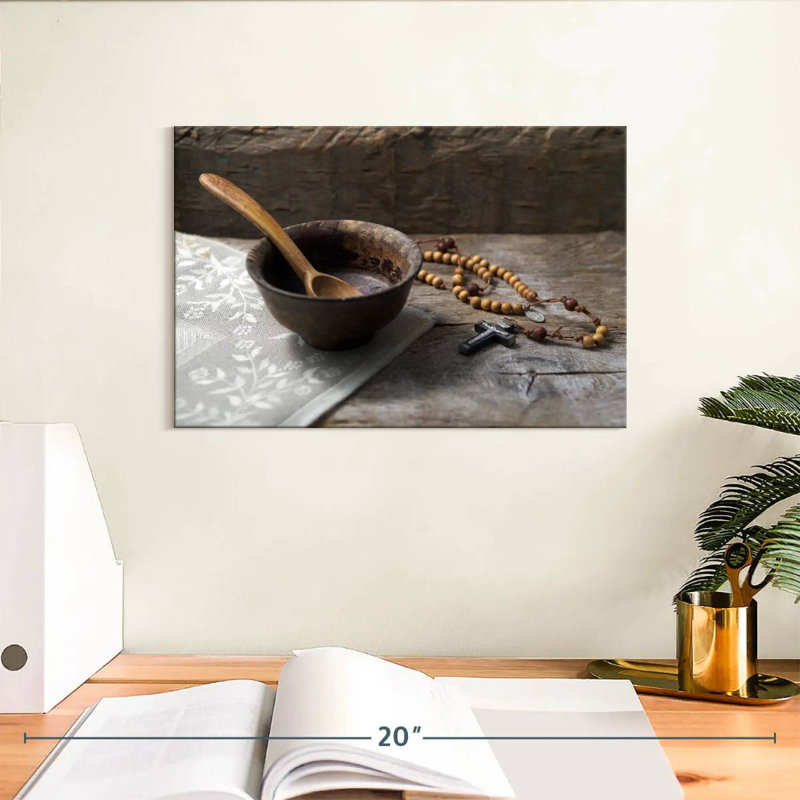 Adella Lenten Fasting, 8" H x 12" W