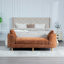 Banc rembourré avec accoudoirs et 2 coussins-326142001