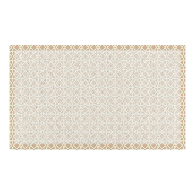 Circles Neutral Doormat - All-Weather