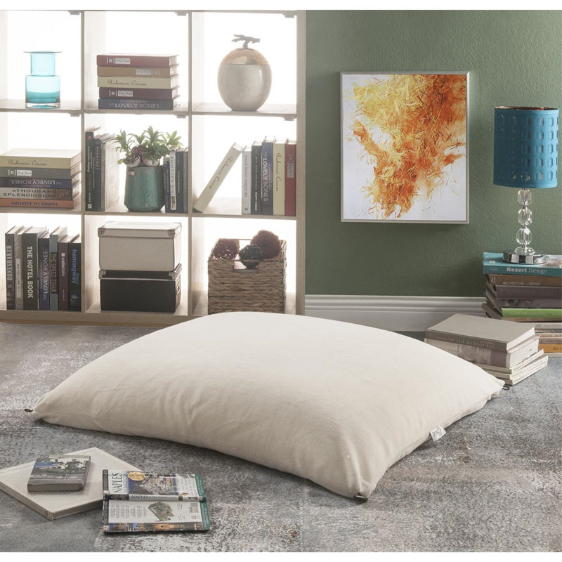 Microfiber / Microsuede Bean Bag Chair, Beige Microfiber