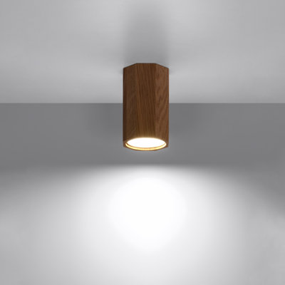 Solid Wood Flush Mount
