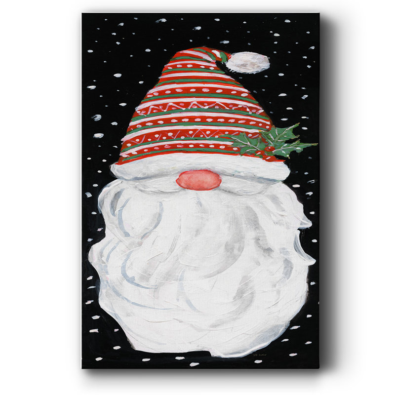 Gnome d'hiver, H 27 po x l 18 po x P 1,5 po