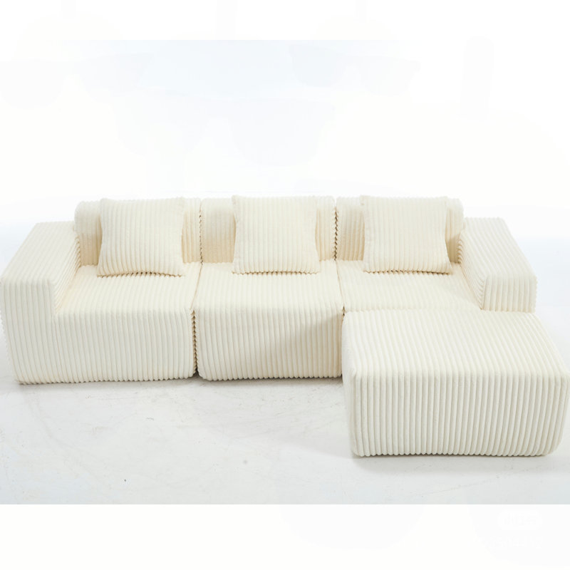 Canapé modulaire Donne, Blanc