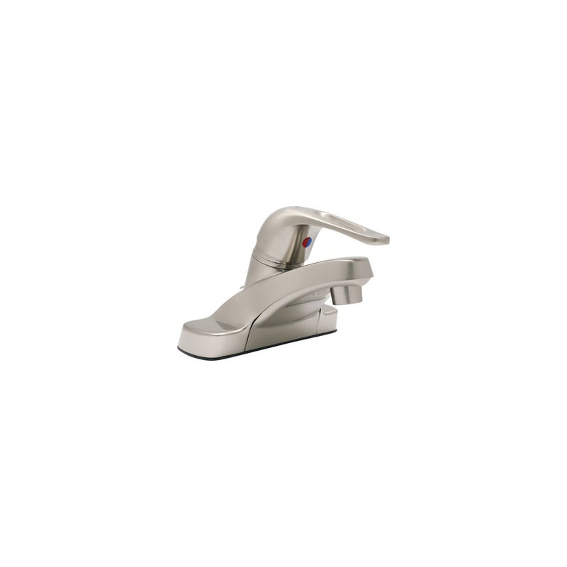 Centerset Bathroom Faucet, Brushed Nickel