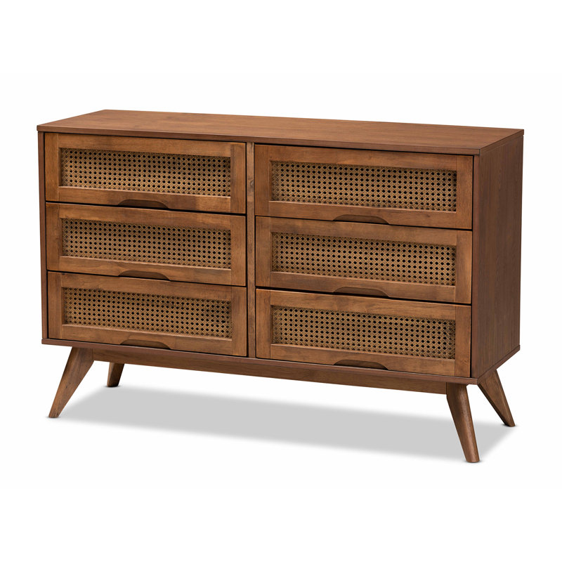 Commode double 6 tiroirs Rodney