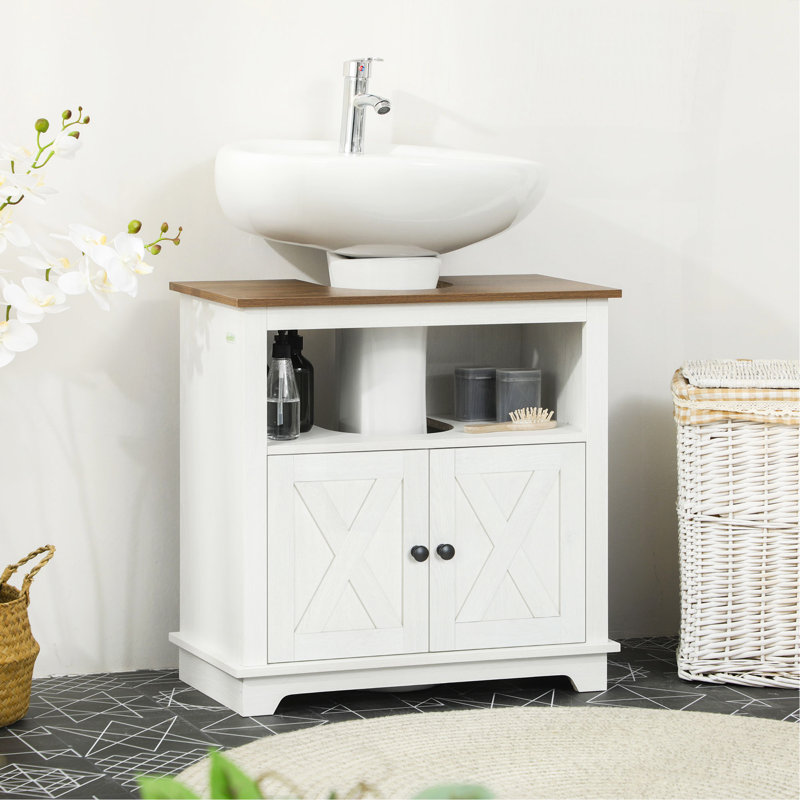 Armoire de salle de bain sous lavabo Kleankin Farmhouse