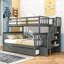 Lit superposé standard avec lit gigogne Hade de Harriet Bee-601435409-555626685