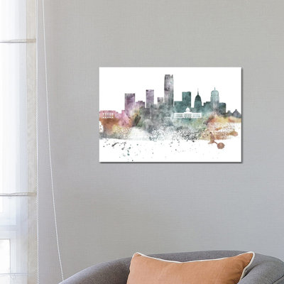 Oklahoma Pastel Skylines - Wrapped Canvas Print