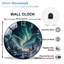 Horloge murale en verre 12 po