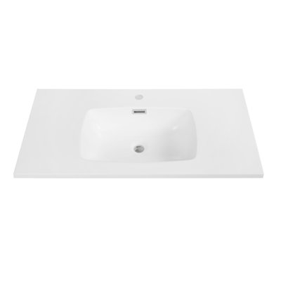Plateau de meuble-lavabo 35,4 po