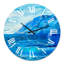 Morning Sunlight On The Sea Waves II - Nautical & Coastal wall clock-60280545
