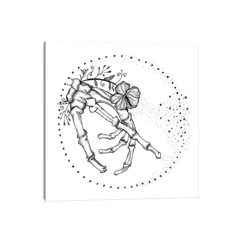 Hand Anatomy Print, Occupational Therapy, Physical Therapist by Aged Pixel - Wrapped Canvas Print
