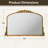 Retro Engraved Bathroom Mirror, Arched Wall Mirror-287107978-287107979