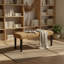 Siège en bois d'acacia naturel Amhold-15773475-57057449