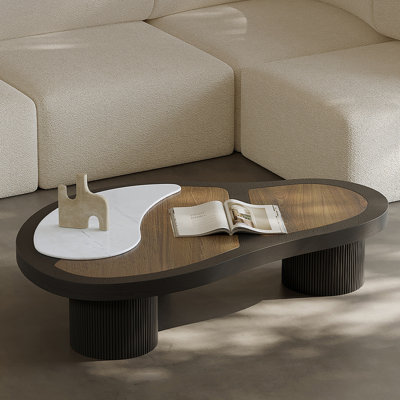 Light luxury retro personality coffee table