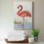 Flamant II - peinture sur toile tendue-1694165109