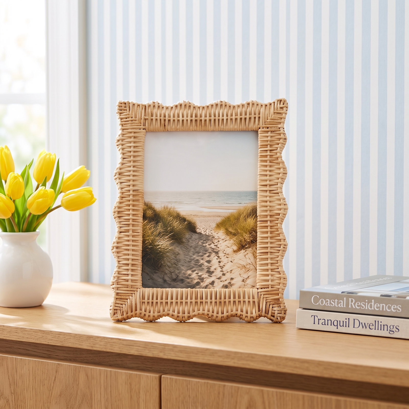 Wicker Weave 8" x 10" Picture Frame