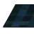 Machine Washable Checkered Blue Area Rug-843000154