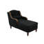 Chaise longue rembourrée avec poches latérales-1952350463